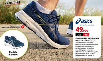 Sport 2000 Asics chaussures de running gel-contend 8 offre