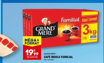 ALDI Grand’mère café moulu familial offre