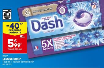 Dash lessive dose