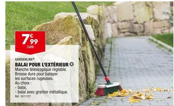 ALDI Gardenline balai pour l’extérieur offre