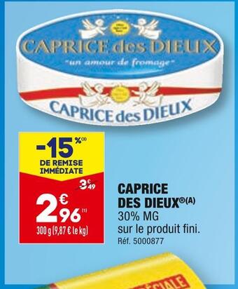 ALDI Caprice des dieux caprice des dieux offre