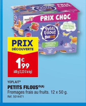 ALDI Yoplait petits filous offre