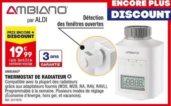 Ambiano thermostat de radiateur