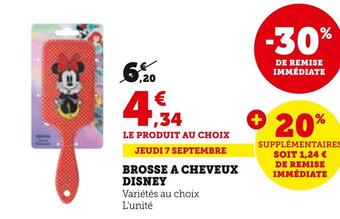 Hyper U Disney brosse a cheveux offre