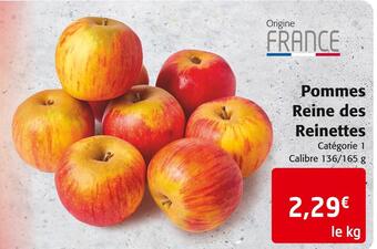 Colruyt Pommes reine des reinettes offre