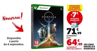 Hyper U Jeu xbox series x/s starfield offre