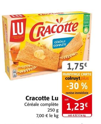 Colruyt Lu cracotte offre