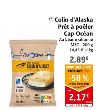 Colruyt Cap océan colin d'alaska prêt à poêler offre
