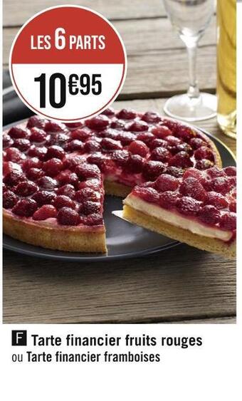 Tarte financier fruits rouges