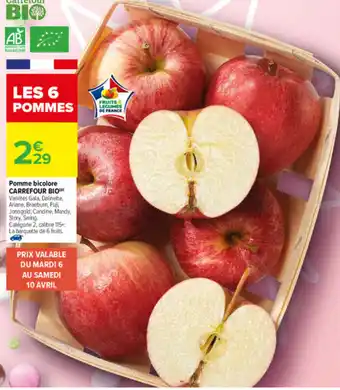 Carrefour Pomme Bicolore Carrefour Bio offre