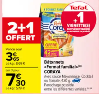 Carrefour Bâtonnets Format Famillial offre
