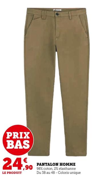 Super U Pantalon homme offre