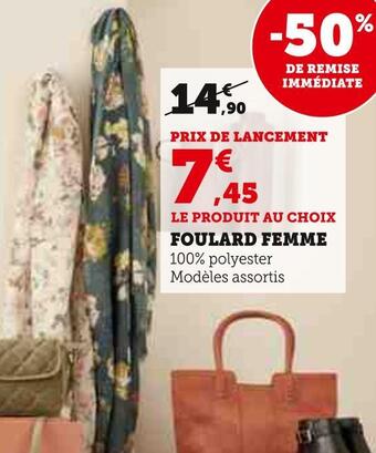 Super U Foulard femme offre
