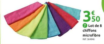 Mr Bricolage Lot de 8 chiffons microfibre offre
