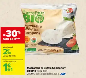 Carrefour Mozzarella di Bufala Campana offre
