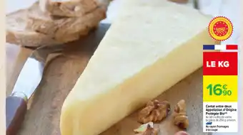 Carrefour Cantal entre-deux Appellation d'Origine offre