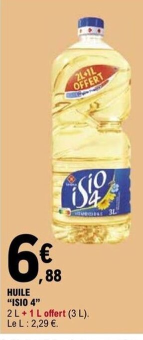 E.Leclerc HUILE ISIO 4 offre
