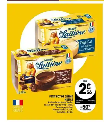 Supeco Petit Pot De Crème Nestlé offre