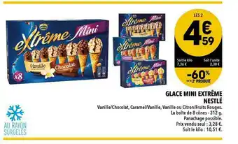 Supeco Glace Mini Extrême Nestlé offre