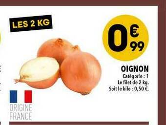 Supeco Oignon offre