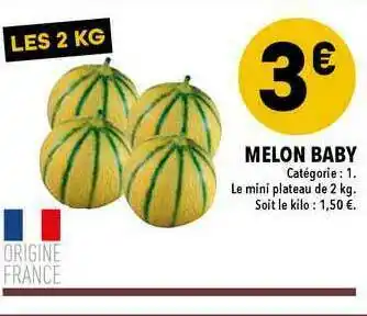 Supeco Melon Baby offre