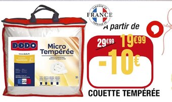 La Foir'Fouille COUETTE TEMPÉRÉE offre