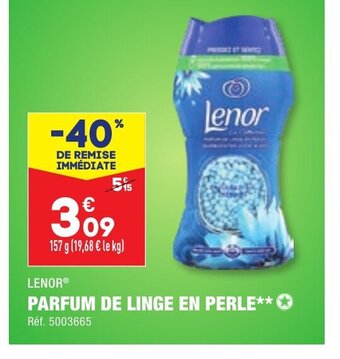 PARFUM DE LINGE EN PERLE