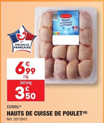 HAUTS DE CUISSE DE POULET