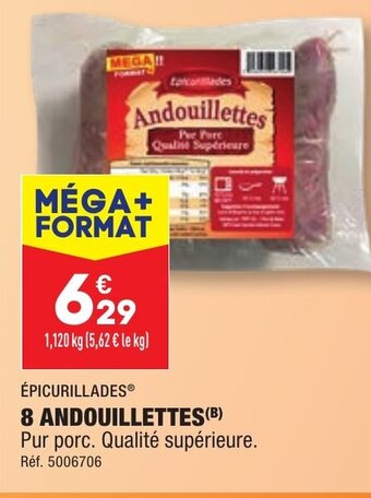 ALDI 8 ANDOUILLETTES offre