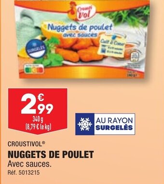 ALDI NUGGETS DE POULET offre