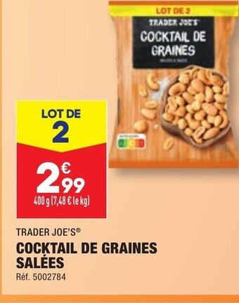 ALDI COCKTAIL DE GRAINES offre