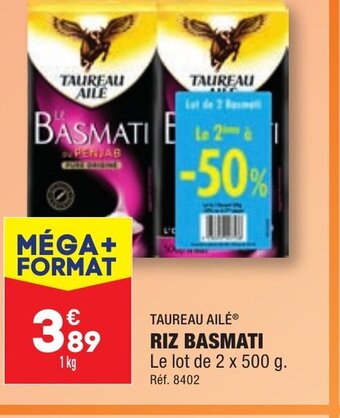 ALDI TAUREAU AILÉ RIZ BASMATI offre