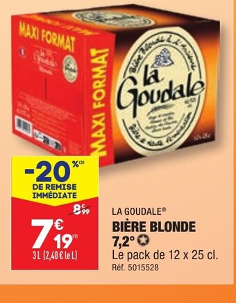 ALDI LA GOUDALE IÈRE BLONDE offre