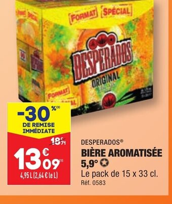 ALDI BIÈRE AROMATISÉE offre
