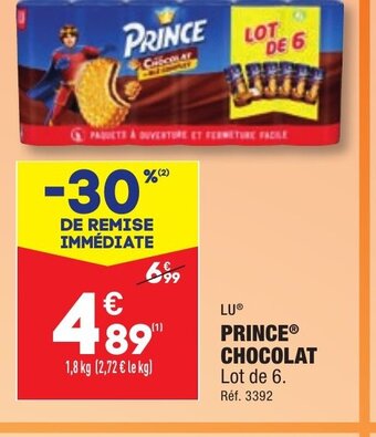 ALDI PRINCE CHOCOLAT offre