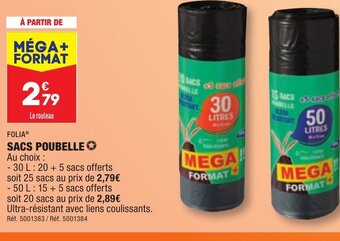 ALDI SACS POUBELLE offre
