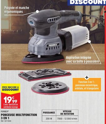 ALDI PONCEUSE MULTIFONCTION offre
