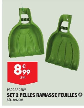 ALDI SET 2 PELLES RAMASSE FEUILLES offre