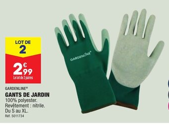 ALDI GANTS DE JARDIN offre