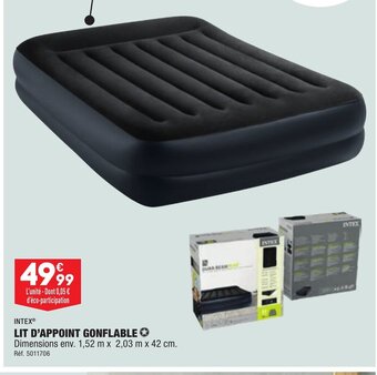 ALDI LIT D'APPOINT GONFLABLE offre