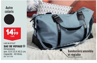 ALDI SAC DE VOYAGE offre