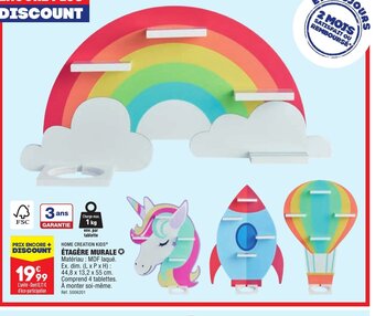 ALDI ÉTAGÈRE MURALE offre