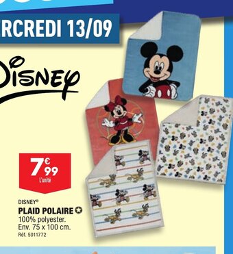 ALDI PLAID POLAIRE offre