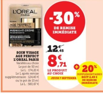 SOIN VISAGE AGE PERFECT L'OREAL PARIS