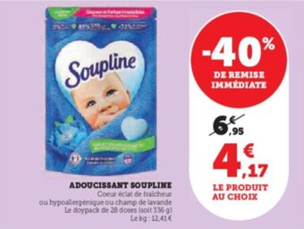 Super U ADOUCISSANT SOUPLINE offre