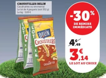 Super U CROUSTILLES BELIN offre
