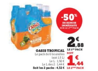 Super U OASIS TROPICAL offre