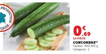 Super U CONCOMBRE offre
