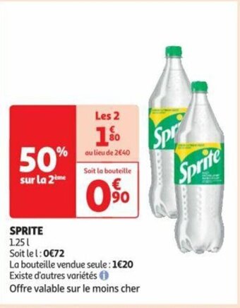 Auchan SPRITE offre