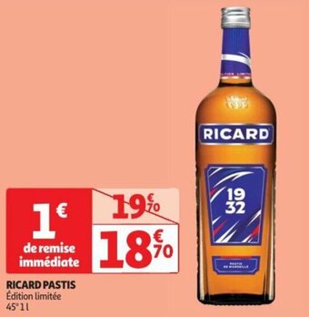 Auchan RICARD PASTIS offre